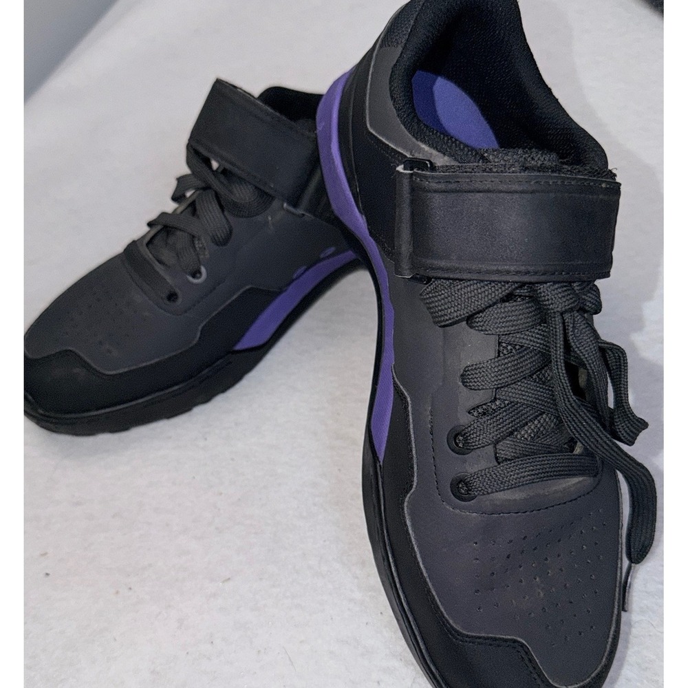 Five Ten‎ Kestrel Lace WMS MTB Cycling Shoes Womens 10 Black Purple SPD Clipless